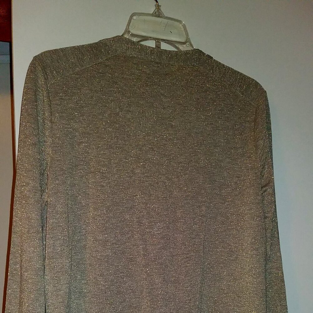 Metallic Sparkly 🌟🌟Rafaella Blouse Rafaella blouse Size M - Picture 7 of 14